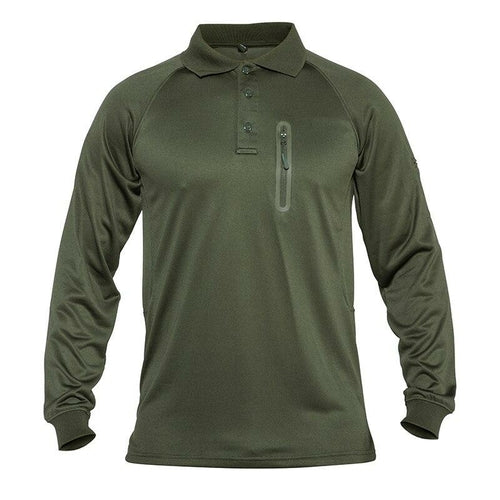 Long Sleeve Polo Shirts Mens